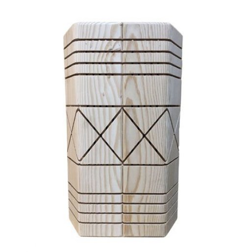 Sauna houten wandlamp