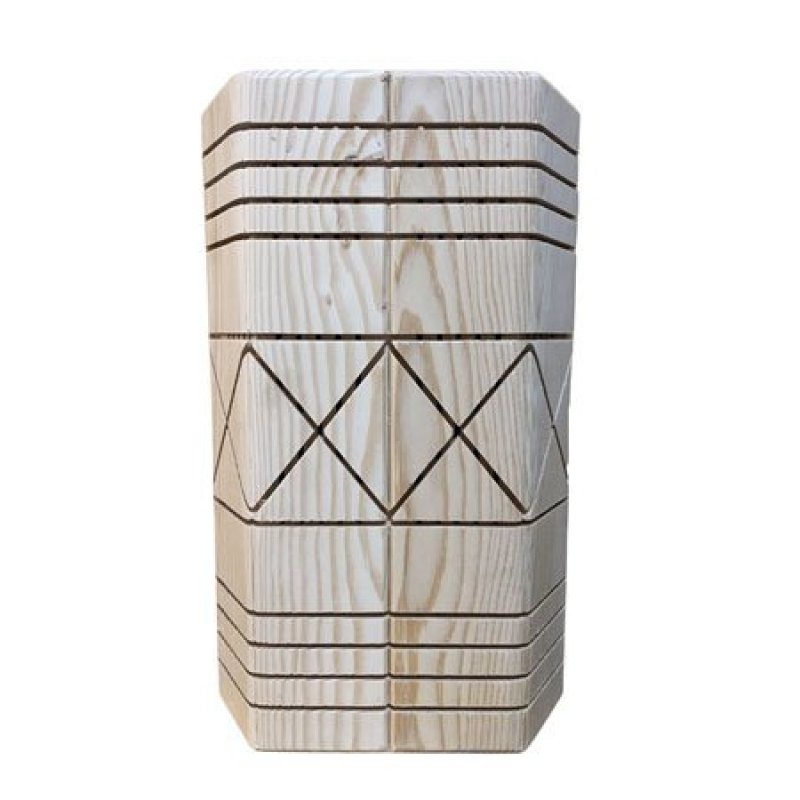 Sauna houten wandlamp